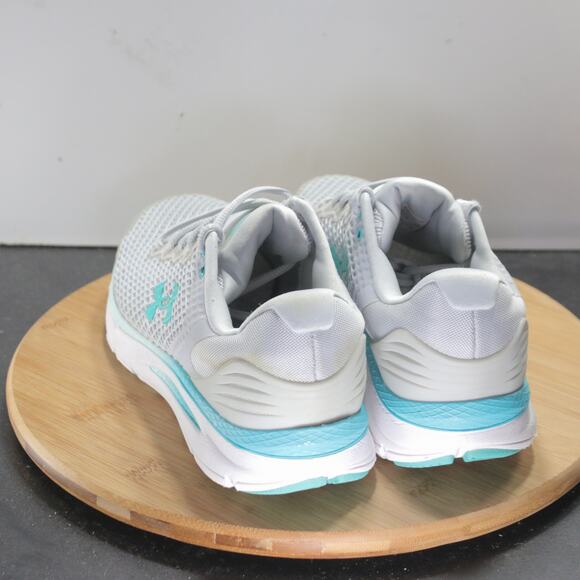 Under armour Charged Low Size 10.5 Womens 008691 Gray Blue Running Sneakers - Picture 4 of 8